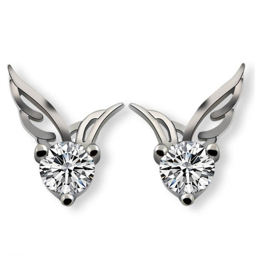 Angyalszárnyak fülbevaló whitegold