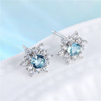 Leila női fülbevaló whitegold