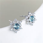 Leila női fülbevaló whitegold