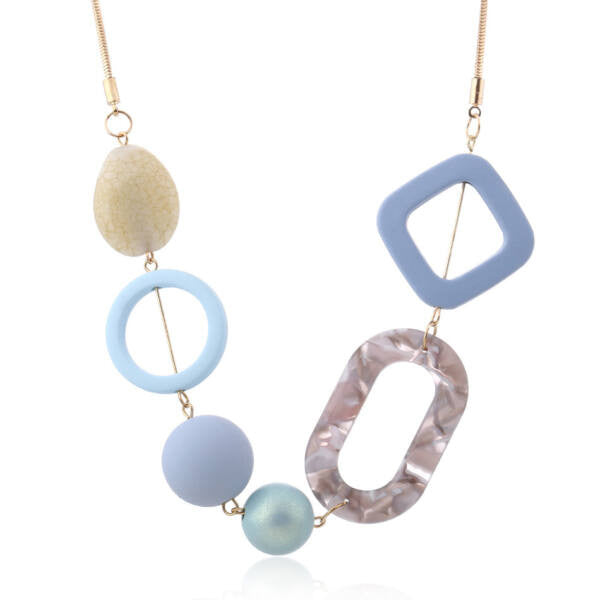 Cristine statement nyaklánc kékes