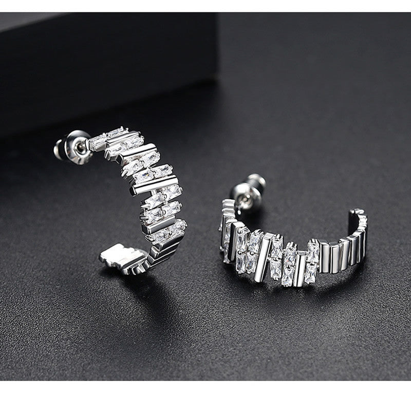 Donata fülbevaló whitegold