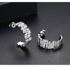 Donata fülbevaló whitegold