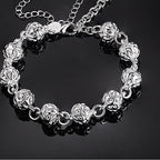 Laetitia ezüstös női karkötő