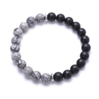 Cristina magnezit-agate ásvány karkötő