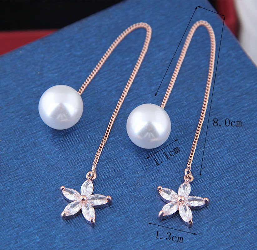 Mailys női fülbevaló rosegold