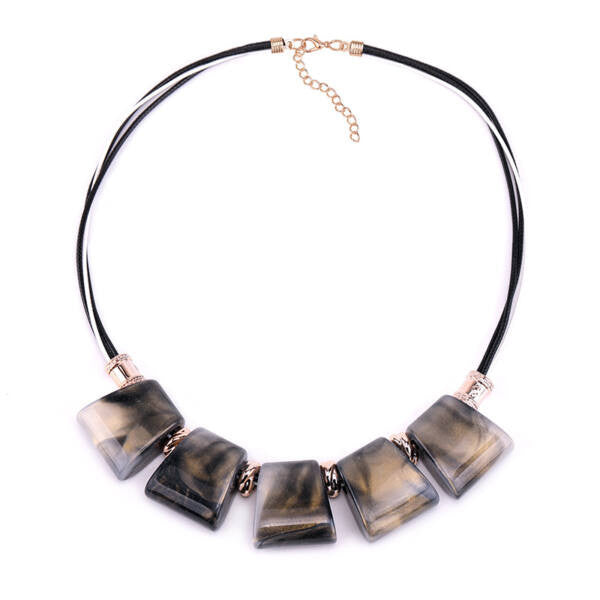 Donna-marie statement nyaklánc fekete