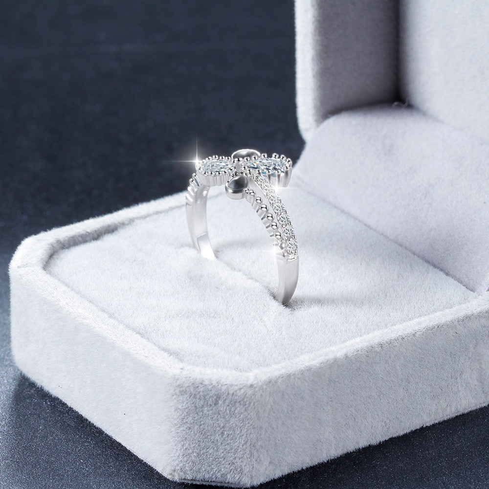 Elena gyűrű whitegold