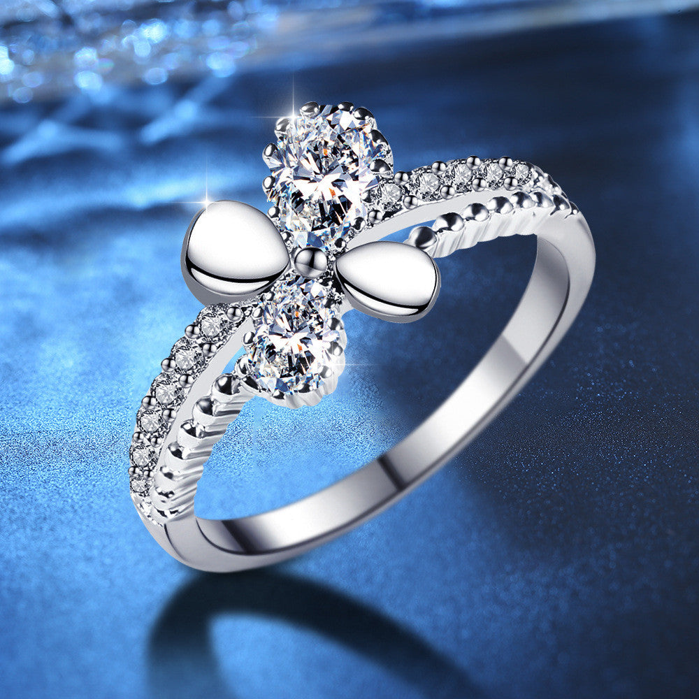 Elena gyűrű whitegold