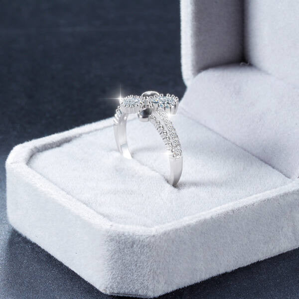 Elena gyűrű whitegold