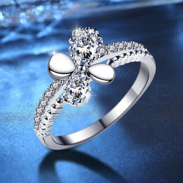 Elena gyűrű whitegold