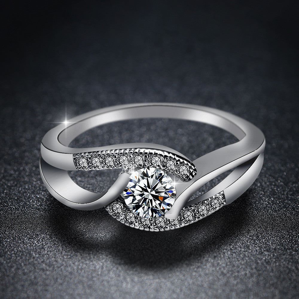 Elene gyűrű whitegold