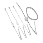 Ötrészes Hamsza-végtelen karkötő szett