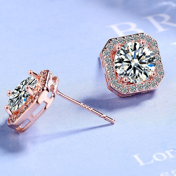 Fabiana fülbevaló rosegold