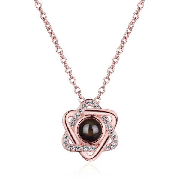 Fausta nyaklánc rosegold
