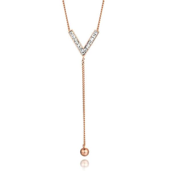 Fiammetta titánium nyaklánc rosegold