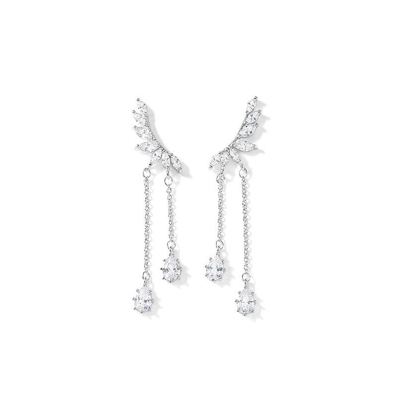 Sirine női fülbevaló whitegold