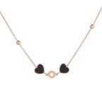 Gavriella titánium nyaklánc rosegold