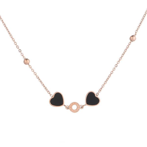Gavriella titánium nyaklánc rosegold