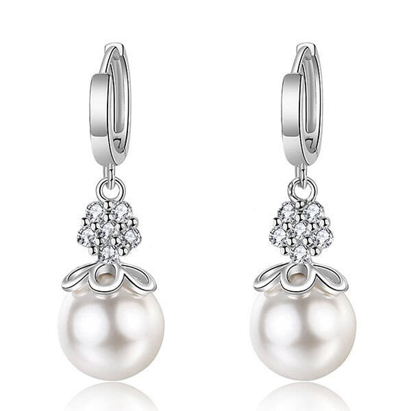 Gianna fülbevaló whitegold