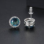 Gratiana Swarovski kristályos fülbevaló kék