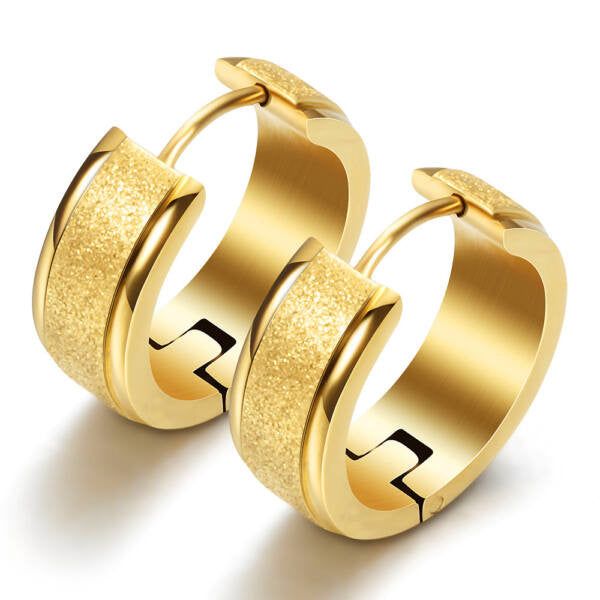 Grazia nemesacél fülbevaló gold