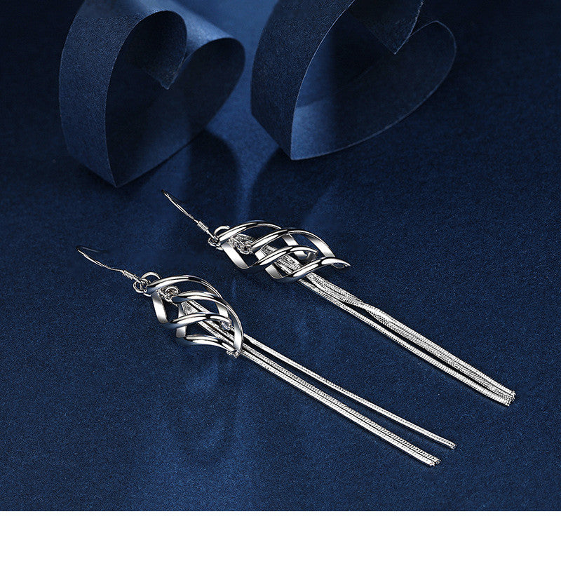 Lili női fülbevaló whitegold