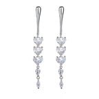 Camelia női fülbevaló whitegold