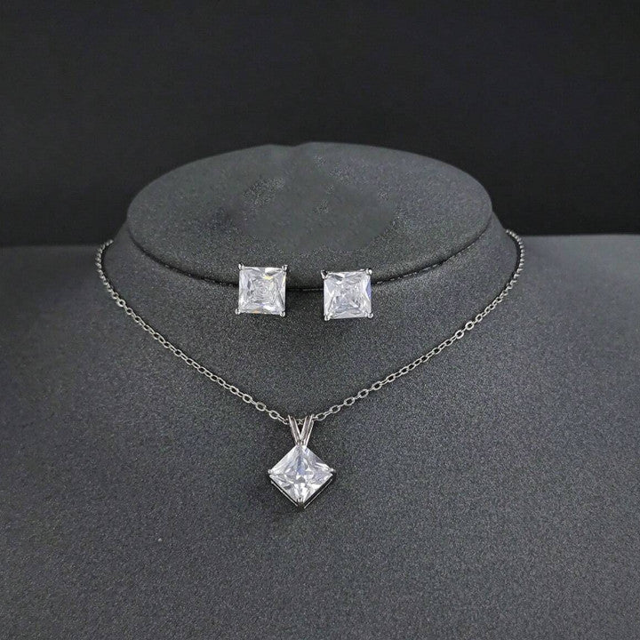 Rébecca női ékszer szett whitegold