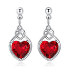 Smoon Renaya ékszer szett whitegold-piros