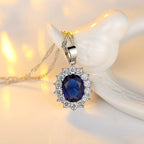 Smoon Liorina ékszer szett whitegold-kék