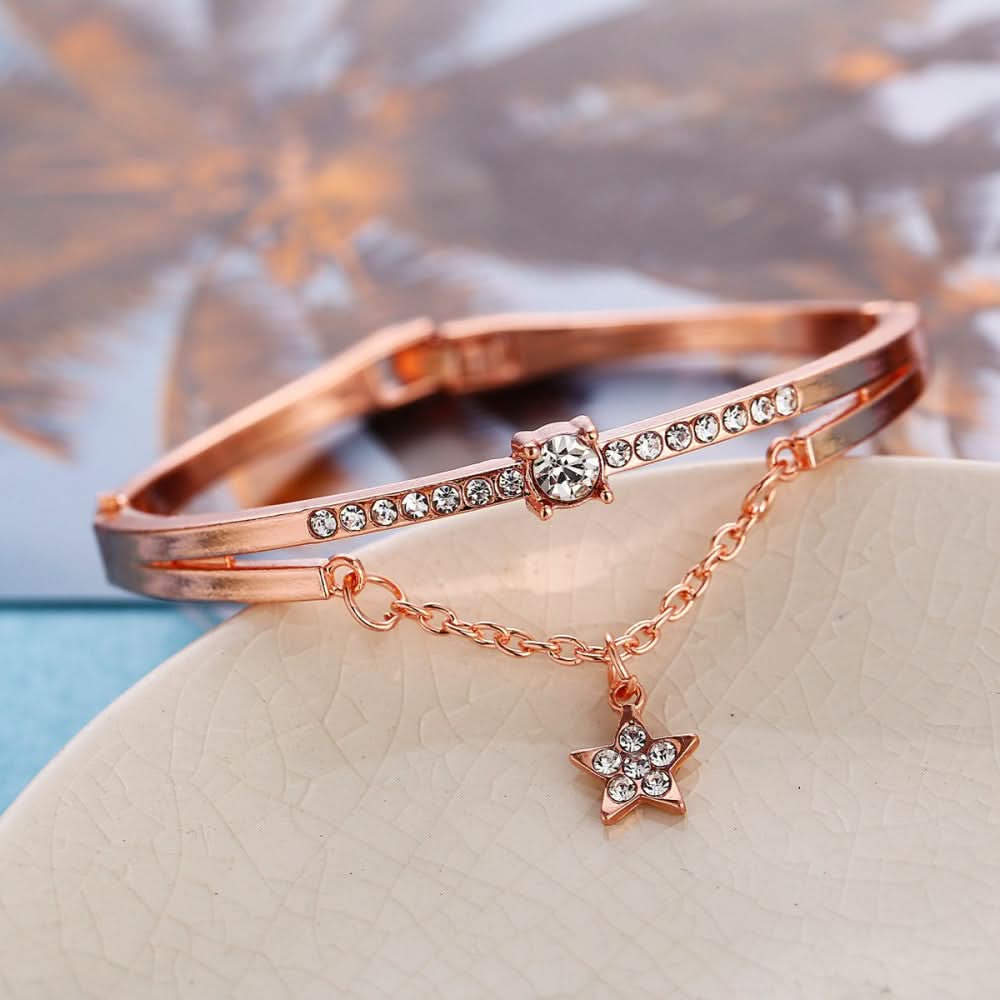 Lilas női karkötő rosegold
