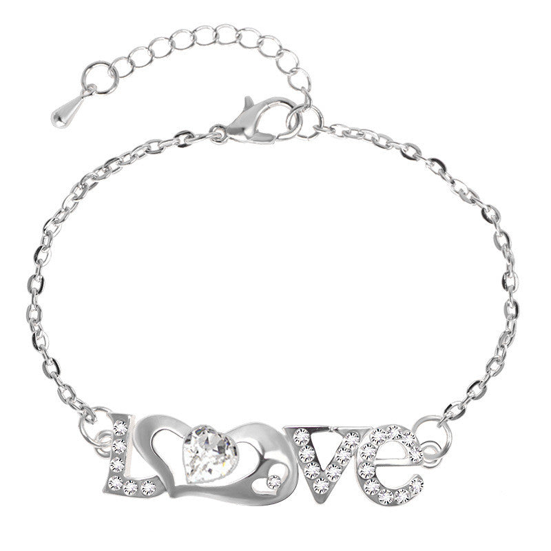 Tatiana női karkötő whitegold