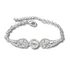 Isaure angyalszárny szett whitegold