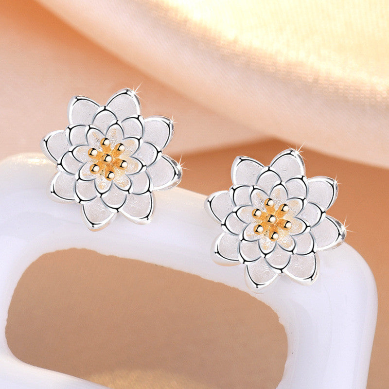 Mia ezüstös női fülbevaló