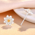 Mia ezüstös női fülbevaló