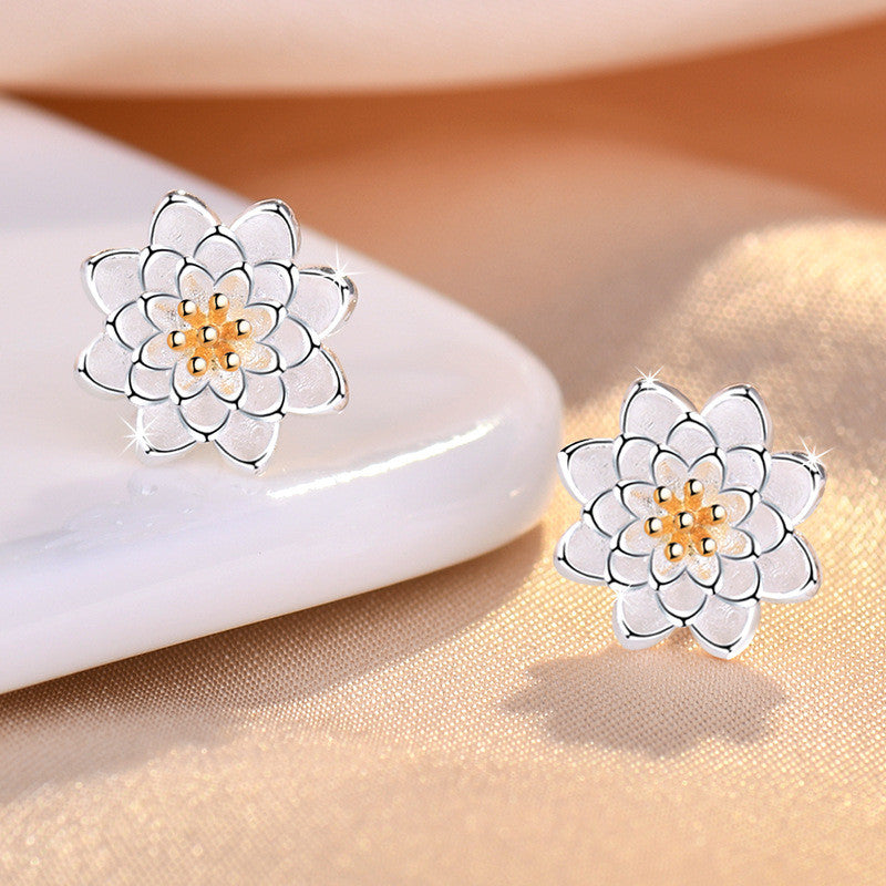 Mia ezüstös női fülbevaló