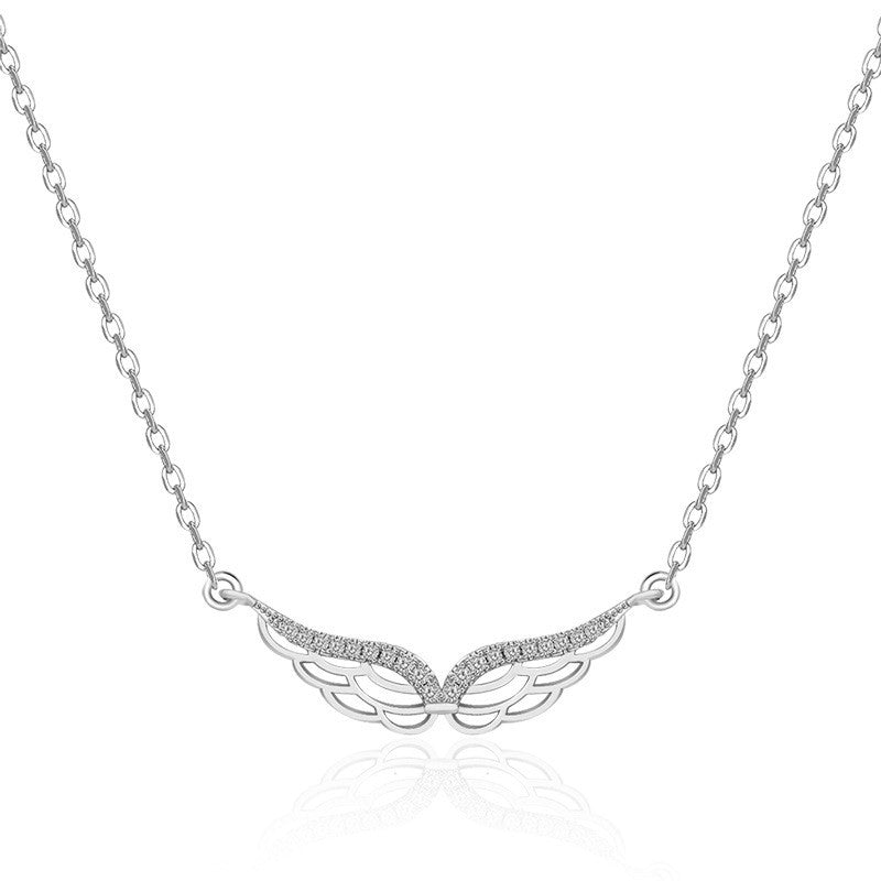 Angyalszárny nyaklánc whitegold
