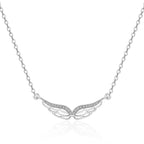 Angyalszárny nyaklánc whitegold