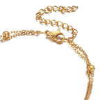 Smoon bogyók és szív bokalánc gold