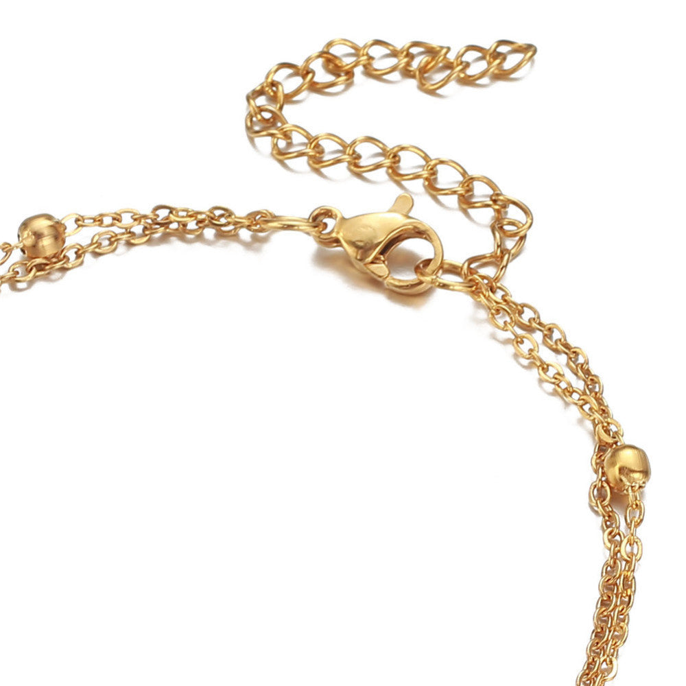 Smoon bogyók és szív bokalánc gold