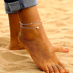 Smoon bogyók és szív bokalánc whitegold