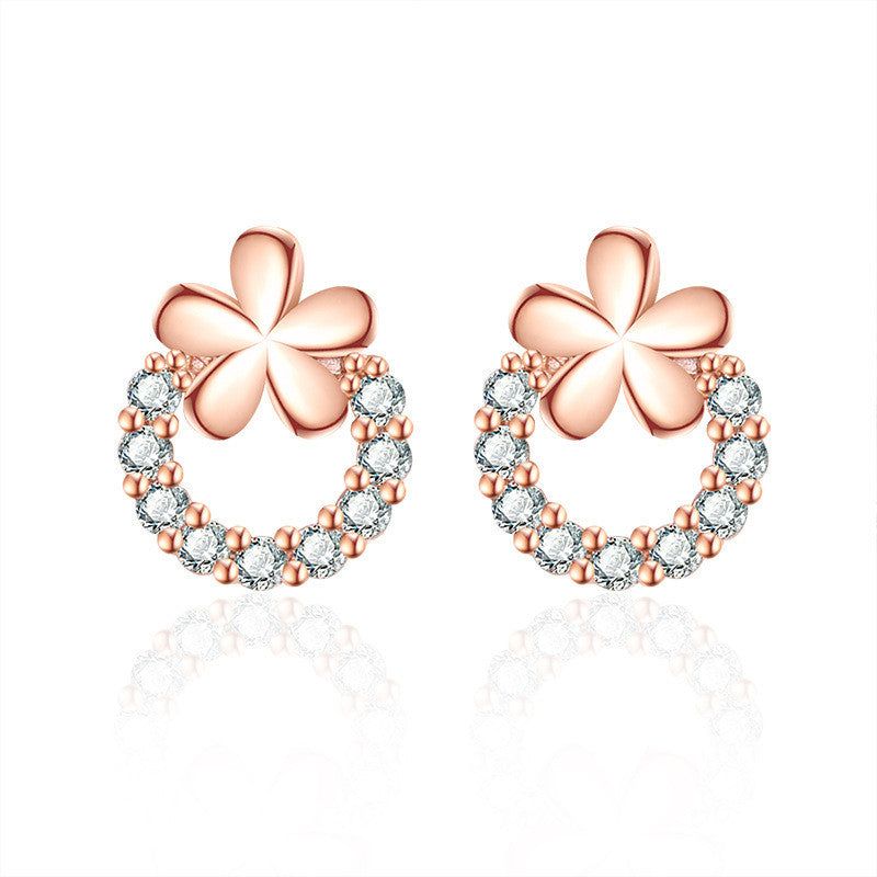 Diane női fülbevaló rosegold