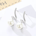 Amelia női fülbevaló whitegold