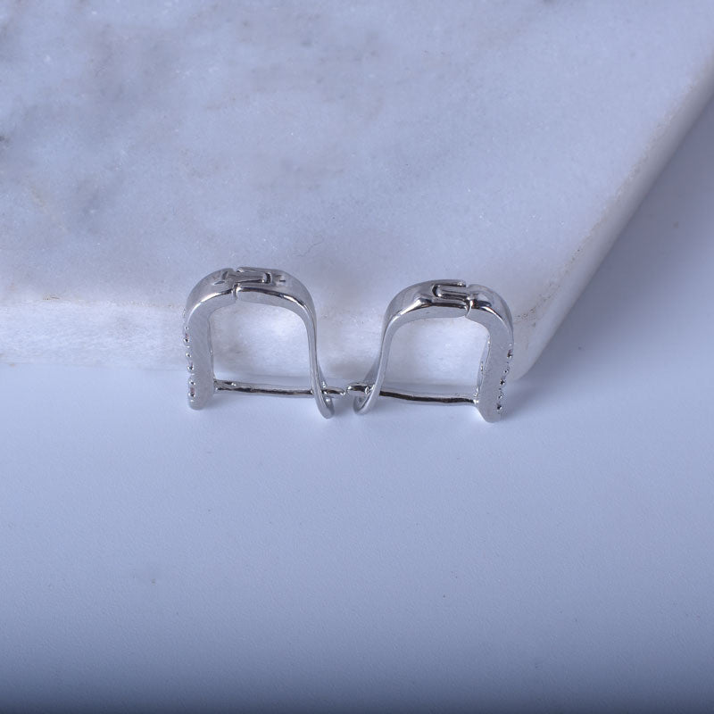 Lara ezüstös női fülbevaló