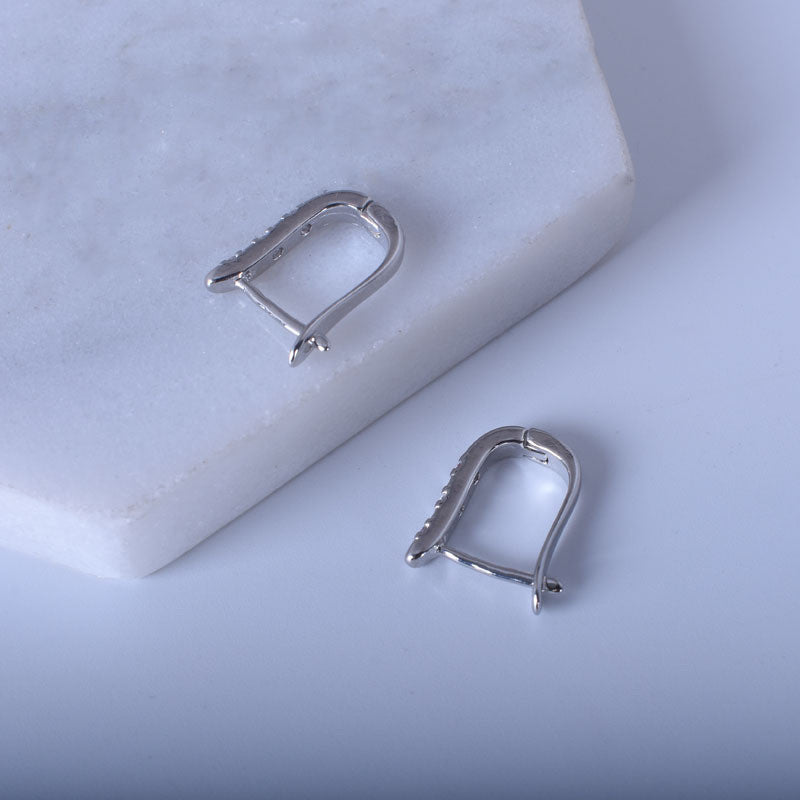 Lara ezüstös női fülbevaló