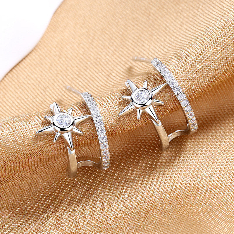 Louanne női fülbevaló whitegold