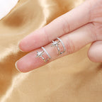 Louanne női fülbevaló whitegold