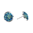 Alycia női fülbevaló whitegold-kék