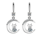 Naomi női fülbevaló whitegold