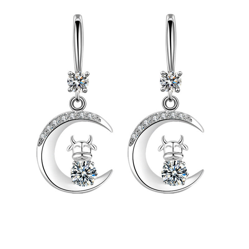 Naomi női fülbevaló whitegold